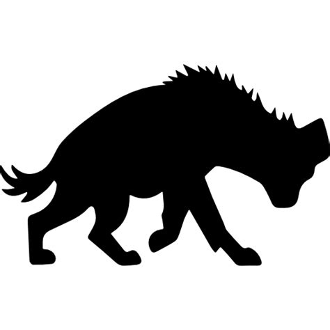 Hyena shape icon