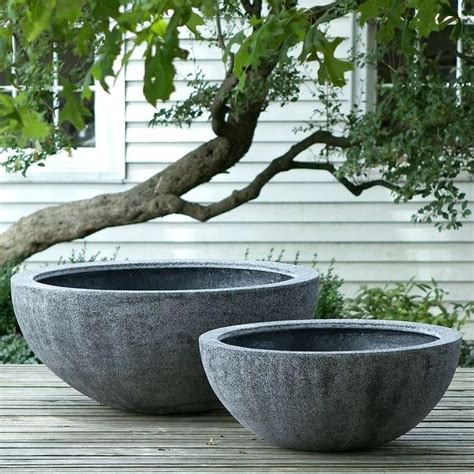 shallow garden planters planters large outdoor bowl planters shallow planter bowl large n plante ...