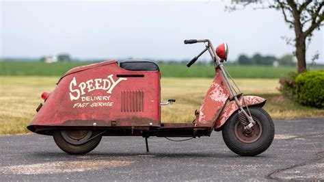 An Unusual 1950 Cushman Model 62 Turtleback