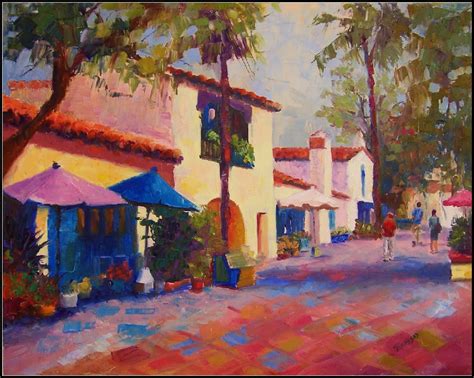 Paint Dance: "Artist colony- Balboa Park", 20x16, San Diego painting ...