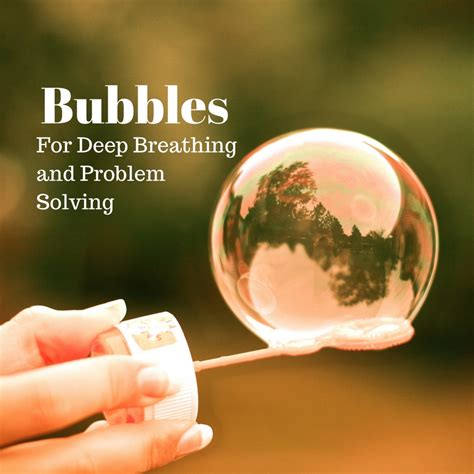 Coping Skills: Using Bubbles in Therapy - Unseen Footprints