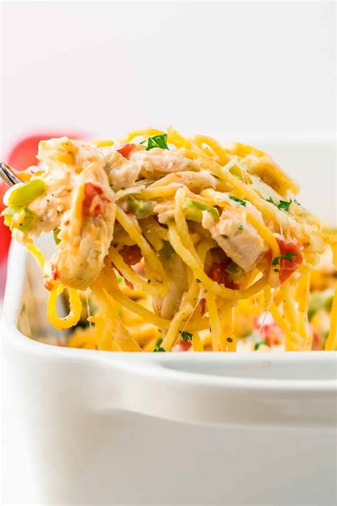 creamy chicken spaghetti recipe - setkab.com