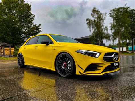 Mercedes-Benz A35 AMG W177 Yellow OZ Superturismo Evoluzione Wheel ...