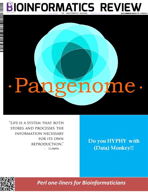 BIOINFORMATICS REVIEW - DECEMBER 2015 ISSUE by Bioinformatics Review - Issuu