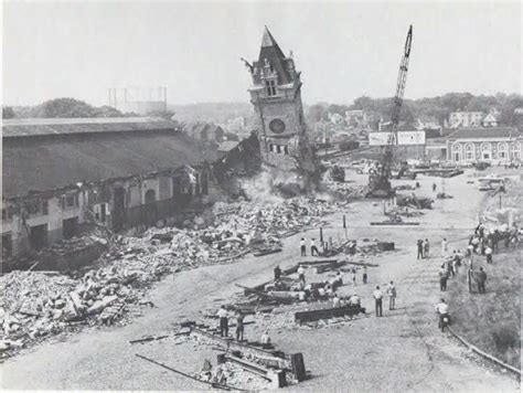 Clock Tower coming down in Portland Union Station 1961 | Union station ...