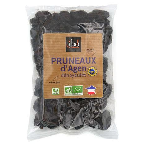 Organic PGI Agen prunes - Very large pitted stones - Ibo Produits Bio