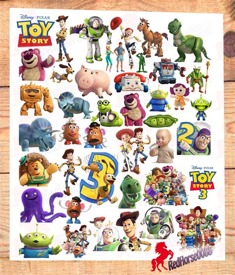 42 Toy Story Disney Pixar Character PNG Images by RedHorse0088