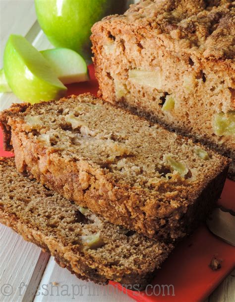 Apple Cinnamon Streusel Bread