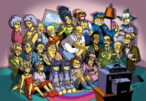 The Funniest Simpsons Fan Art | Simpsons art, Anime vs cartoon ...