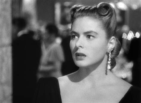 Ingrid Bergman in Notorious (Alfred Hitchcock, 1946) | Ingrid bergman, Golden age of hollywood ...