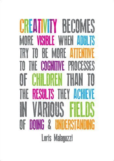 Creativity is the back bone of children's development. We should let ...