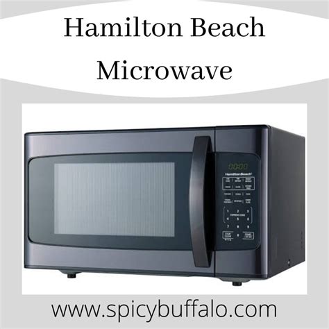 Things You Need to Know Today About Hamilton Beach Microwave | Spicy Buffalo