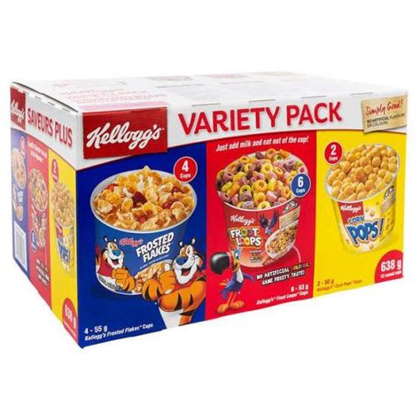 Kellogg’s Cereal Variety Pack, 12-count - Deliver-Grocery Online (DG ...