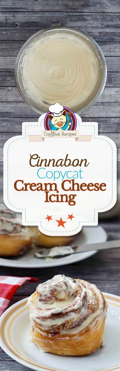 Make your own copycat version of Cinnabon Frosting with this easy ...