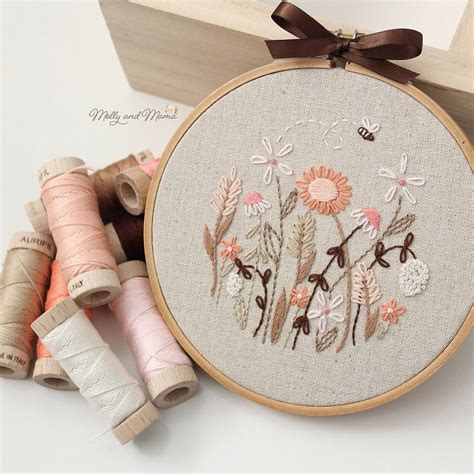 15+ modern bee embroidery pattern options - Swoodson Says