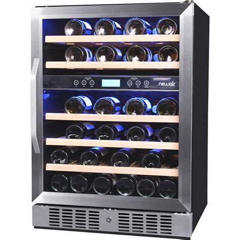 NewAir 46 Bottle Dual Zone Built-In Wine Refrigerator & Reviews | Wayfair