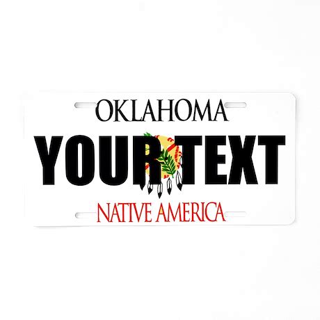 Oklahoma Custom License Plate by ranger275store