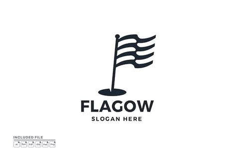 Flag Logo - Design Template Place