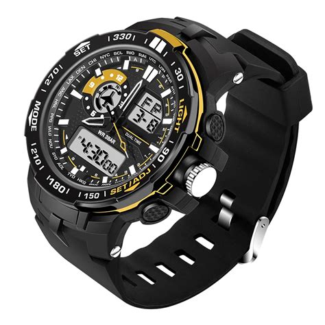 waterproof wrist digital watches for men digitais watch running mens ...