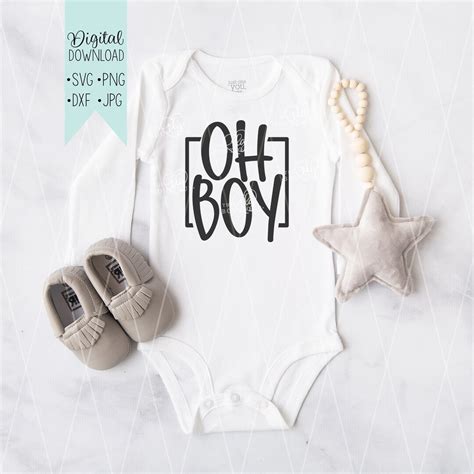 Oh Boy Svg, Cricut Svg, Silhouette Cut File, Hand Lettered Svg - Etsy