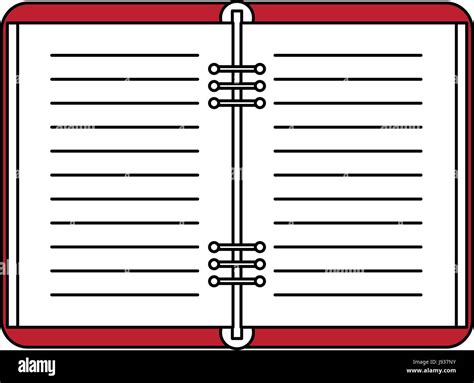 Notebook vector illustration Stock Vector Image & Art - Alamy