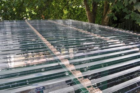 High Light Transmission Clear Corrugated Polycarbonate Sheets For ...