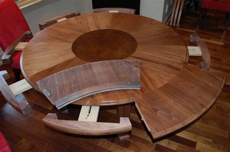 How To Select Large Round Dining Table: Expanding Round Dining Table ~ hivenn.com Dining Room ...