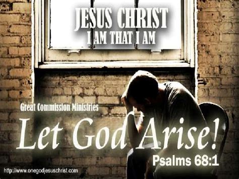 Let god arise!