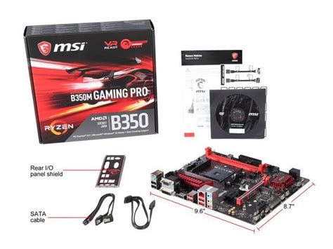 Refurbished: MSI PERFORMANCE GAMING B350M Gaming PRO AM4 Micro ATX AMD Motherboard - Newegg.com