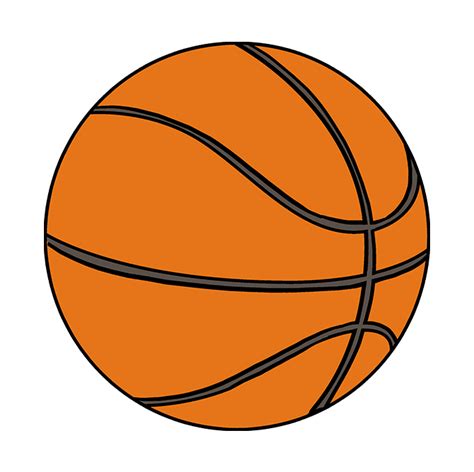 How to Draw a Basketball - Really Easy Drawing Tutorial