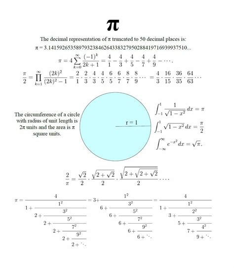 Pi facts - remember these on 'Pi Day' March 14th :) (3/14) | Physics and mathematics, Studying ...