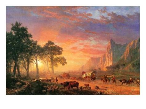 'The Oregon Trail' Print - Albert Bierstadt | AllPosters.com | Albert bierstadt paintings ...