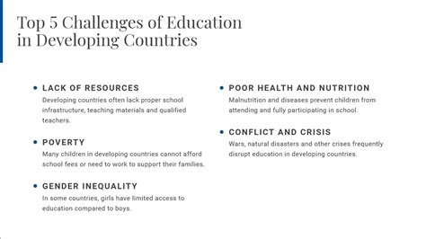 Importance of education in developing countries