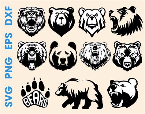 Bear SVG Bear cricut file Bear head svg Bear silhouette | Etsy | Free svg, Bear silhouette, Svg ...