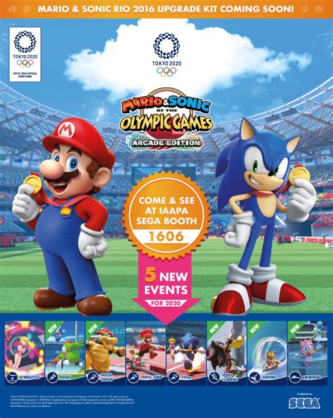 Arcade Heroes Sega Confirms Mario & Sonic At The Olympic Games Arcade For IAAPA 2019 - Arcade Heroes