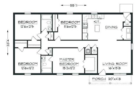 Floor plan with dimensions. Guide to Floor Plan Drawings | Cottage floor plans, Small house ...