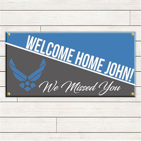 Air Force Welcome Home 2'x4' Banner | Dean's Party Mania