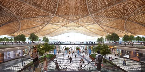 Foster + Partners to design new CPK airport with "woven form" as a ...