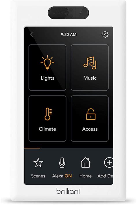 Brilliant Smart Home Control (1-Switch Panel) — Alexa Built-In & Compatible with Ring, Sonos ...