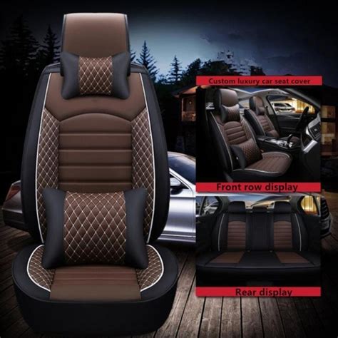 time limit of 50% discount CAR PASS Black Universal PU Leather Car Seat ...