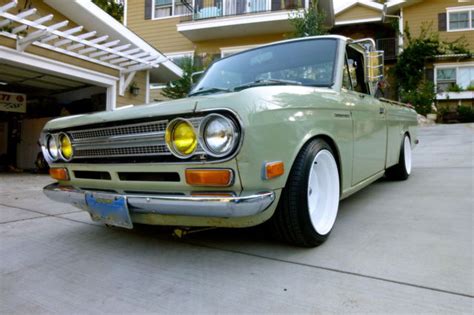 1972 DATSUN 521 PICKUP TRUCK ALL ORIGINAL PATINA RESTRO MOD SLAMMED for sale in Sunland ...