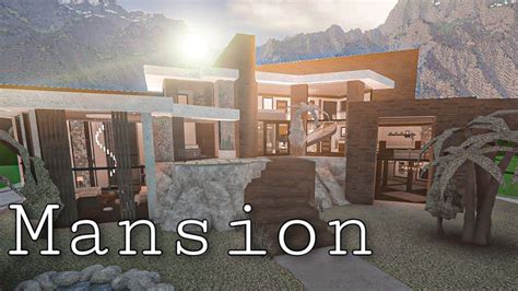 Bloxburg: Mansion Mountain Modern House || House Build - YouTube