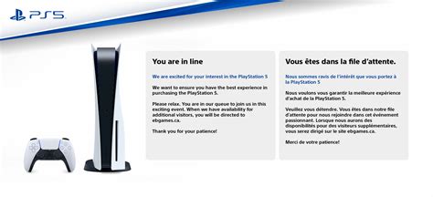 EB Games Canada's PlayStation 5 purchase waiting room is live [Now sold out]