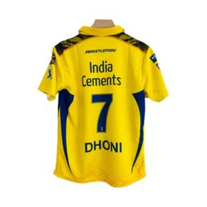 CSK Official Ms Dhoni Jersey 2023 | IPL jersey - Cyberried Store