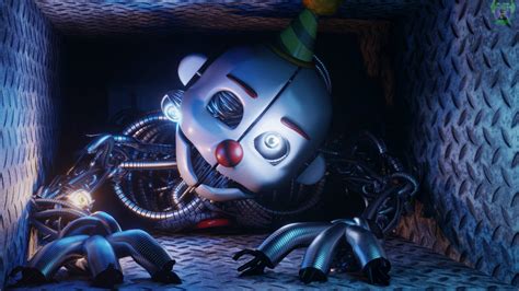 (Blender Fnaf SL) Ennard in the Vent by xXMrTrapXx on DeviantArt