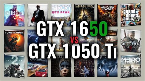 GTX 1650 vs GTX 1050 Ti Benchmarks | Gaming Tests Review & Comparison | 53 tests - YouTube