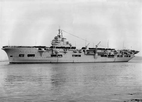 HMS Unicorn (172) - light aircraft carrier and... - History Shall Be Kind