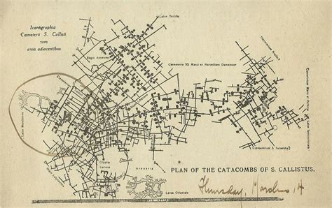 Plan of the Catacombs of S. Callistus (Rome) | Книги