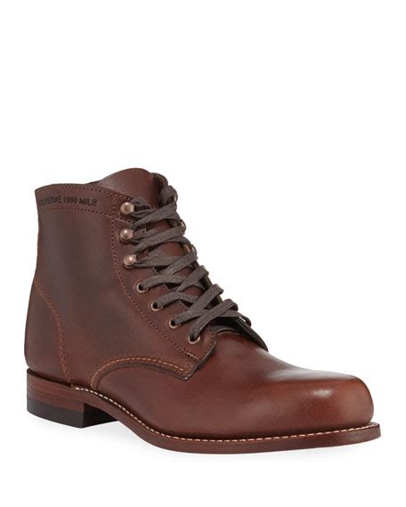 Wolverine Cordovan 1000 Mile Boot, Brown | Neiman Marcus