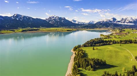 Der Forggensee bei Füssen im Wandel: Mal voll, dann wieder leer | Augsburger Allgemeine